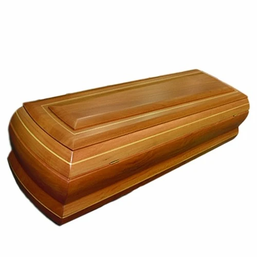 Spanish Style Adult Paulownia Wood Coffin factory
